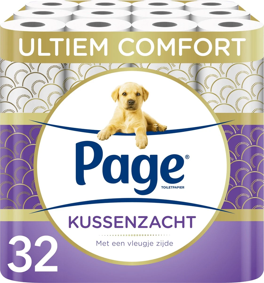 Page Toiletpapier - 32 Rollen - Kussenzacht Wc Papier (3-laags) - Voordeelverpakking