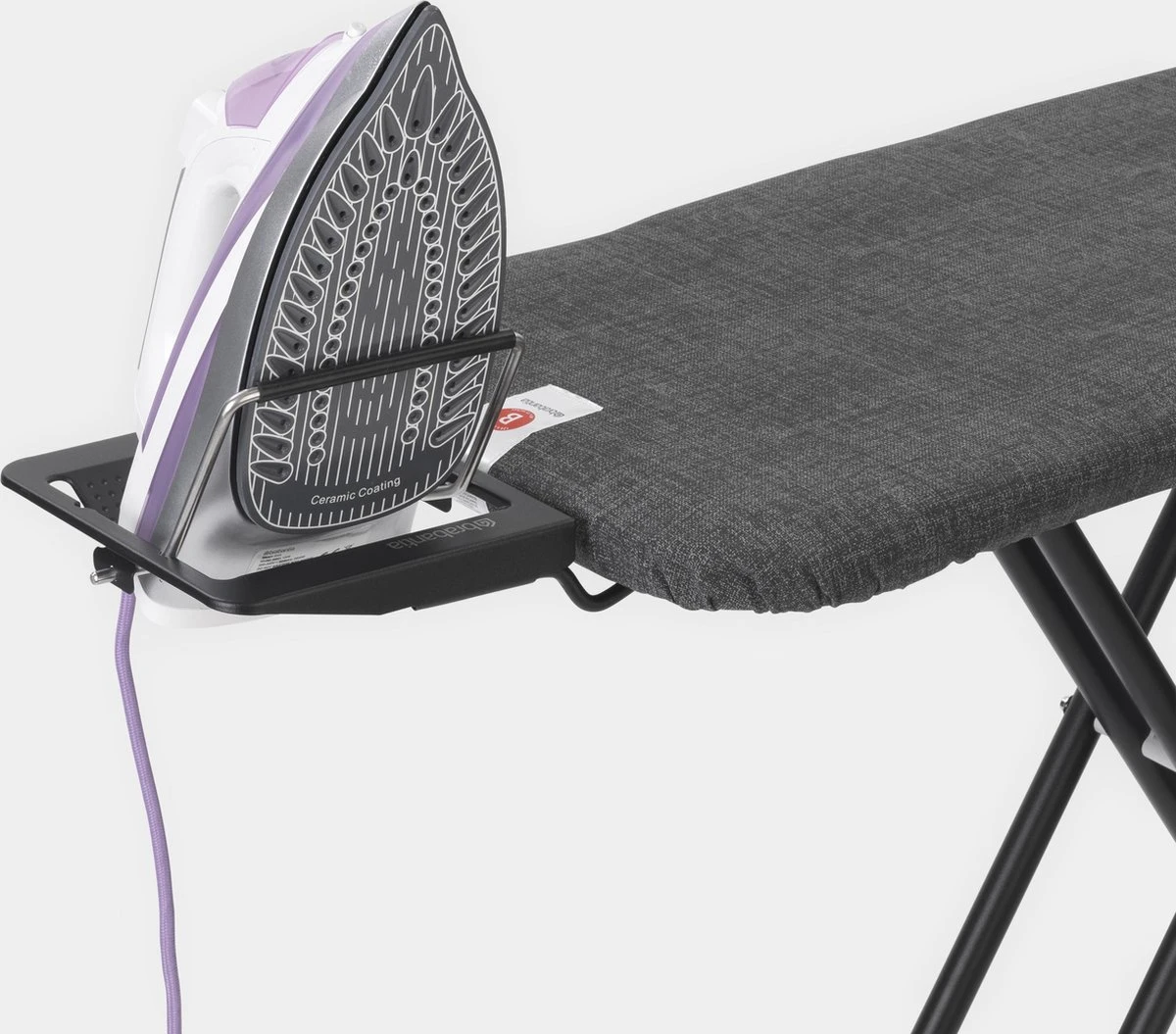 Brabantia Strijkplank B - Met Strijkijzerhouder - 124x38 Cm - Denim Blue - Afbeelding 3