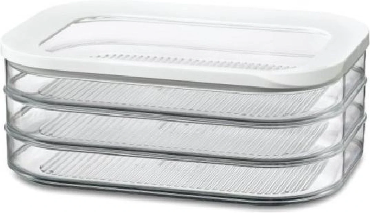 Mepal Modula Vleeswarendoos 3 Laags- Koelkast - Doorkijkvenster - Afbeelding 3