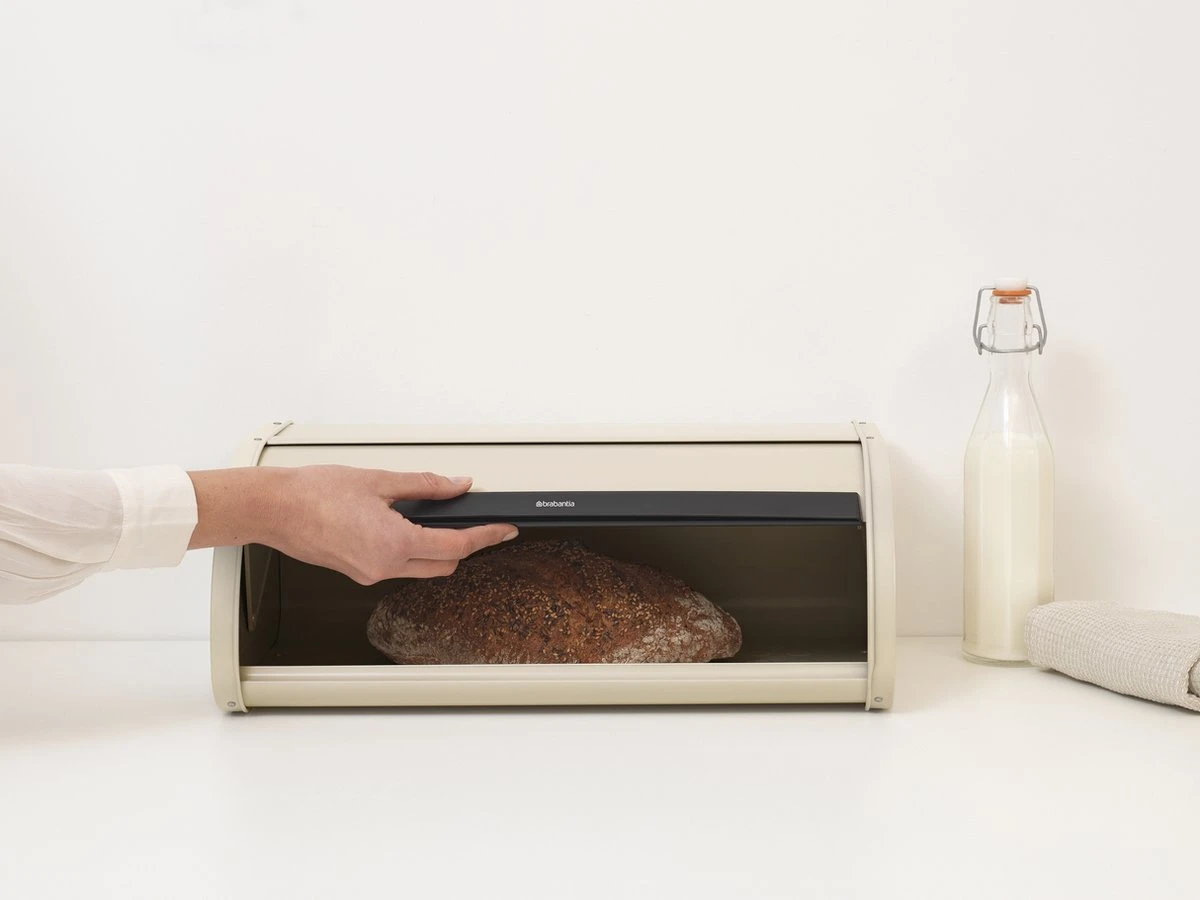 Brabantia Broodtrommel - Met Schuifdeksel - Soft Beige - Afbeelding 5