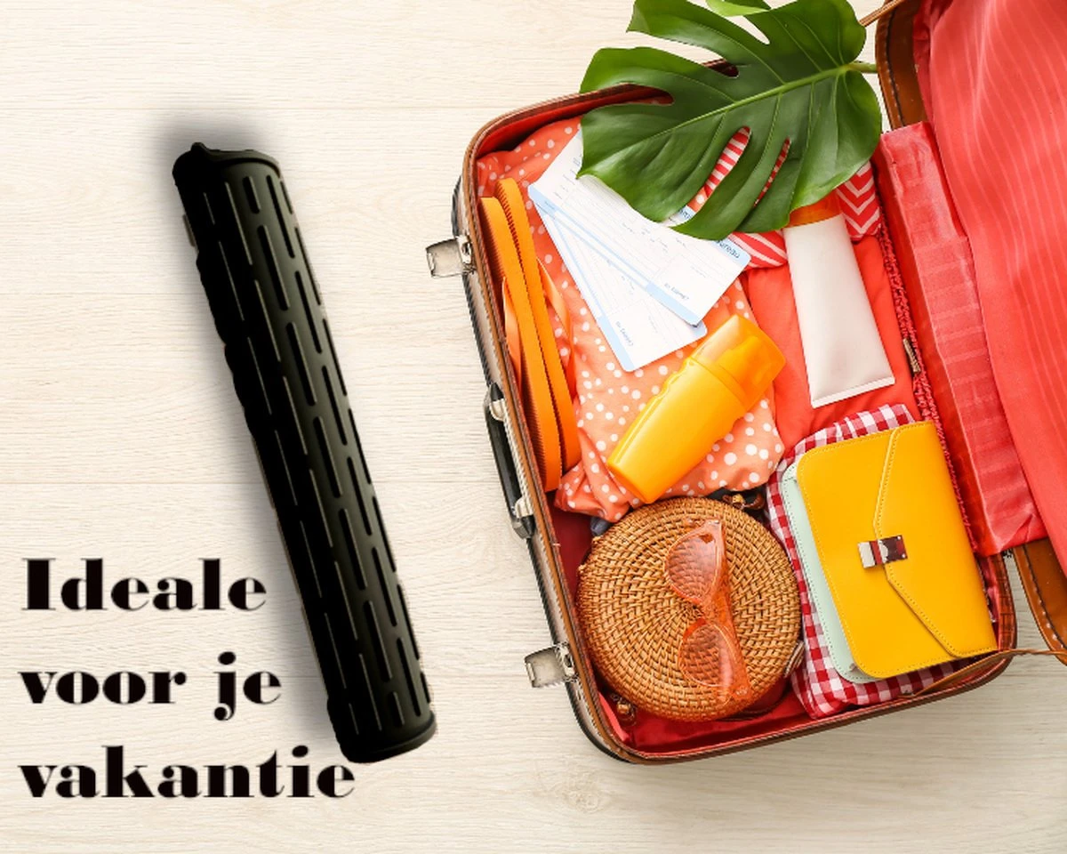 HOMYHON Afdruipmat -Afdruipmat Siliconen -Pannenonderzetter- Antislip -Hittebestendig - Aanrecht Mat -Siliconen Mat - 40 X 46 Cm - Zwart - Afbeelding 6