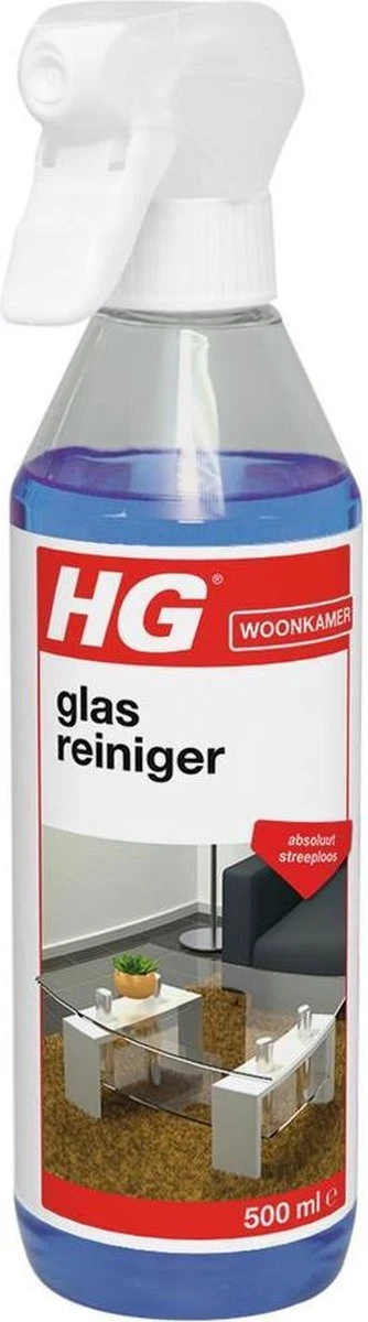 HG Glasreiniger - 500ml - 100% Streeploze Glans - Snel Droog - Afbeelding 6