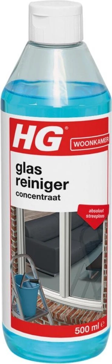 HG Glasreiniger Concentraat - 500ml - Reinigt Streeploos - De Keuze Van Professionele Glazenwassers - Afbeelding 6