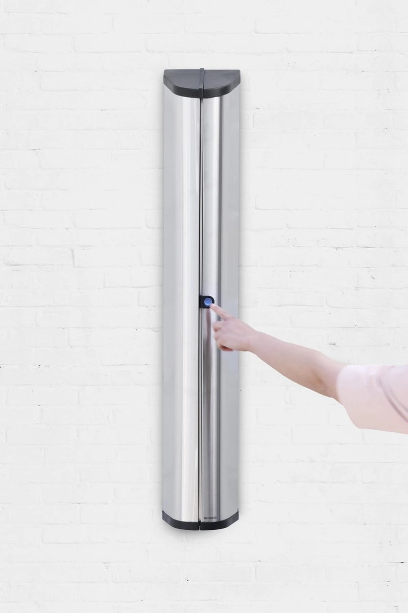 Brabantia WallFix Wanddroger - Met Opberg-/Beschermbox - 24 M - Metallic Grey - Afbeelding 4