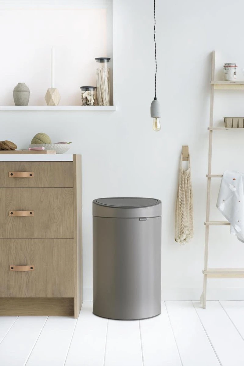 Brabantia Touch Bin Prullenbak - 40 L - Platinum - Afbeelding 4