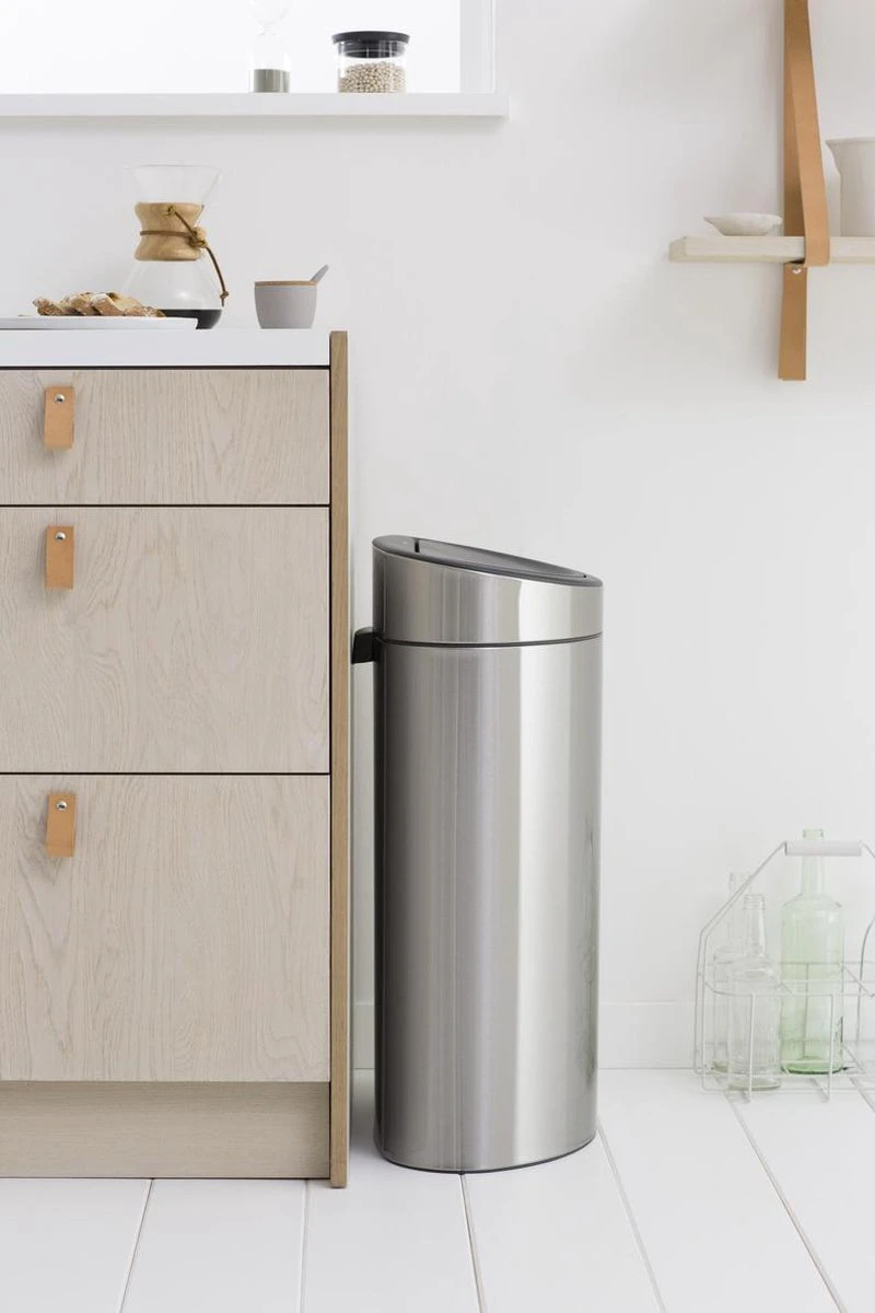 Brabantia Touch Bin Prullenbak - 40 L - Matt Steel Fingerprint Proof - Afbeelding 10